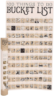100 Things Bucket List Poster