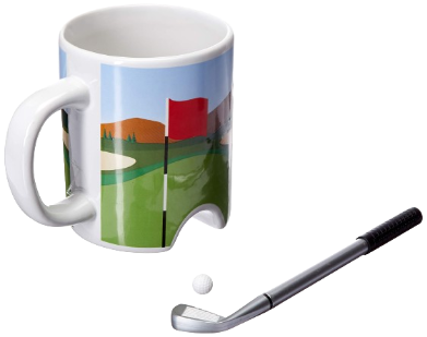 Golf themed mug