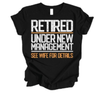 personalise retirement tshirt